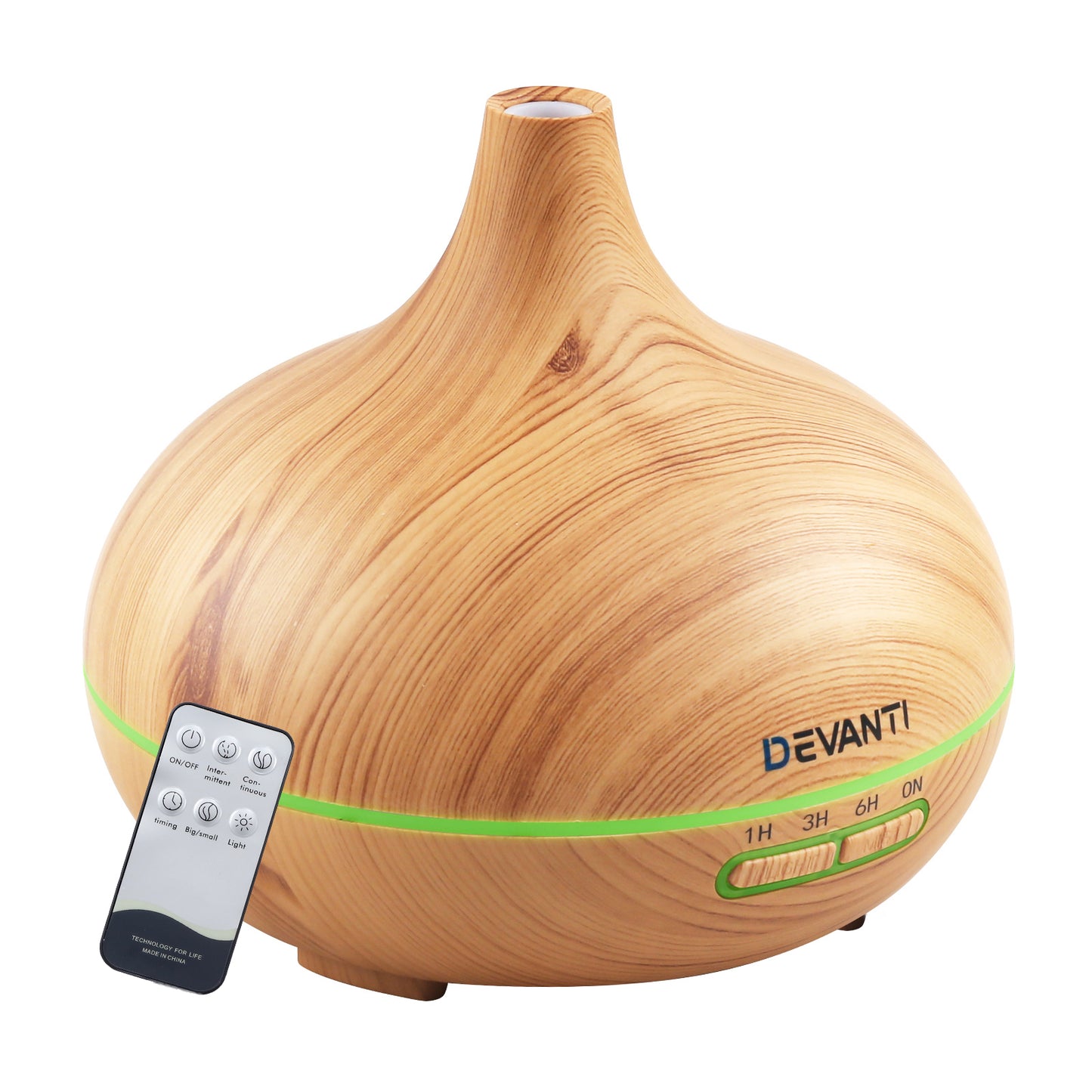 Devanti Aroma Diffuser 4-in-1 Light Wood Grain
