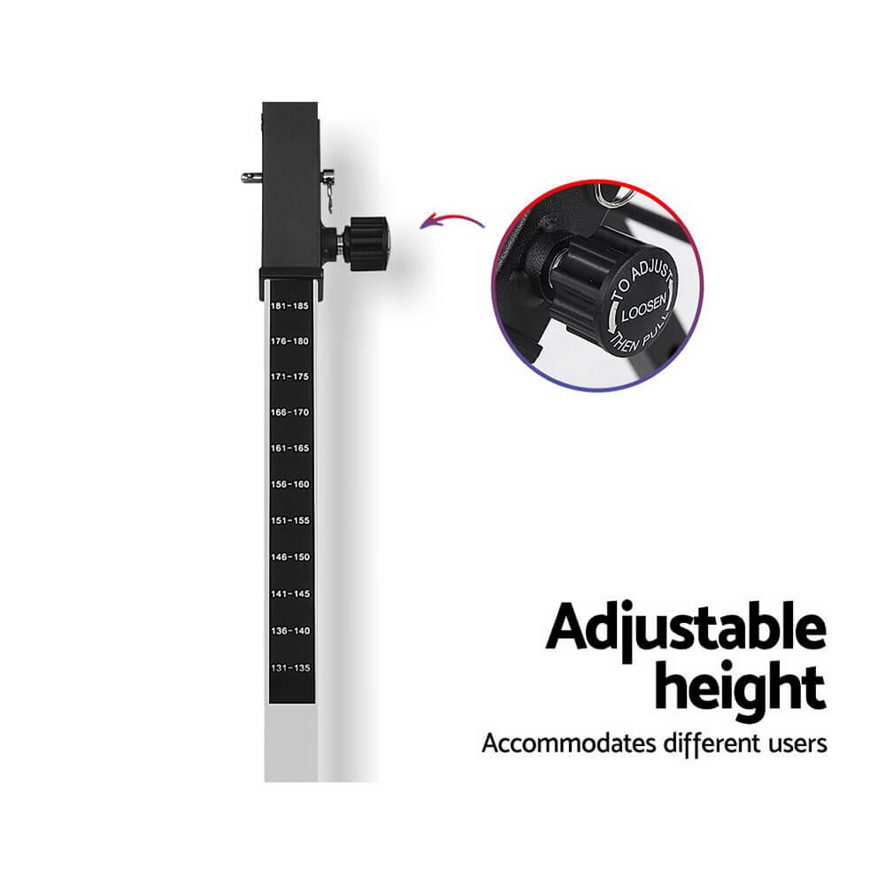 Adjustable Inversion Angle for Customized Relief Everfit Inversion Table, Fitness Stretcher Inverter, Black, Rust-Proof Steel Frame, Foldable Design