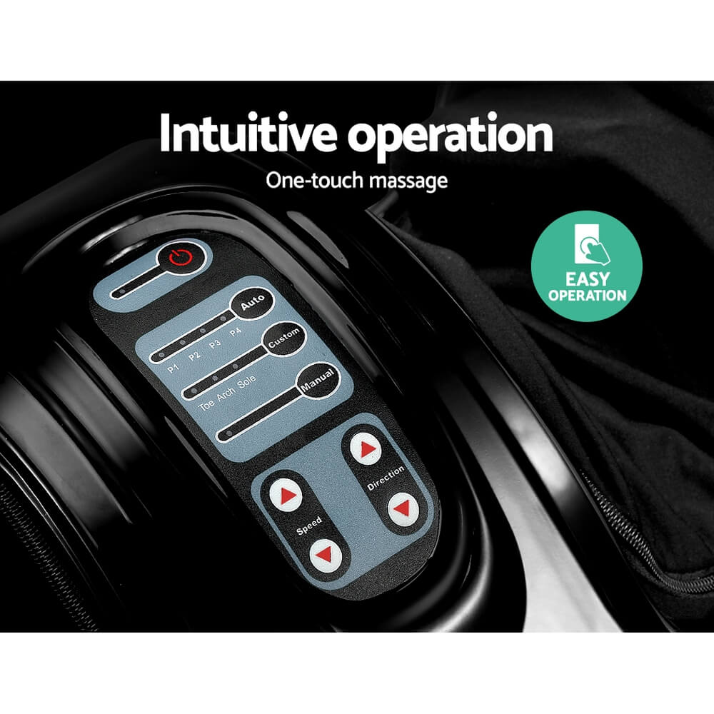Foot Massage Anytime, Anywhere Livemor Foot Massager Customizable Massage, Auto Shut-Off, Portable Design, Easy to Clean, Carry Handles, Relax and Rejuvenate Your Feet