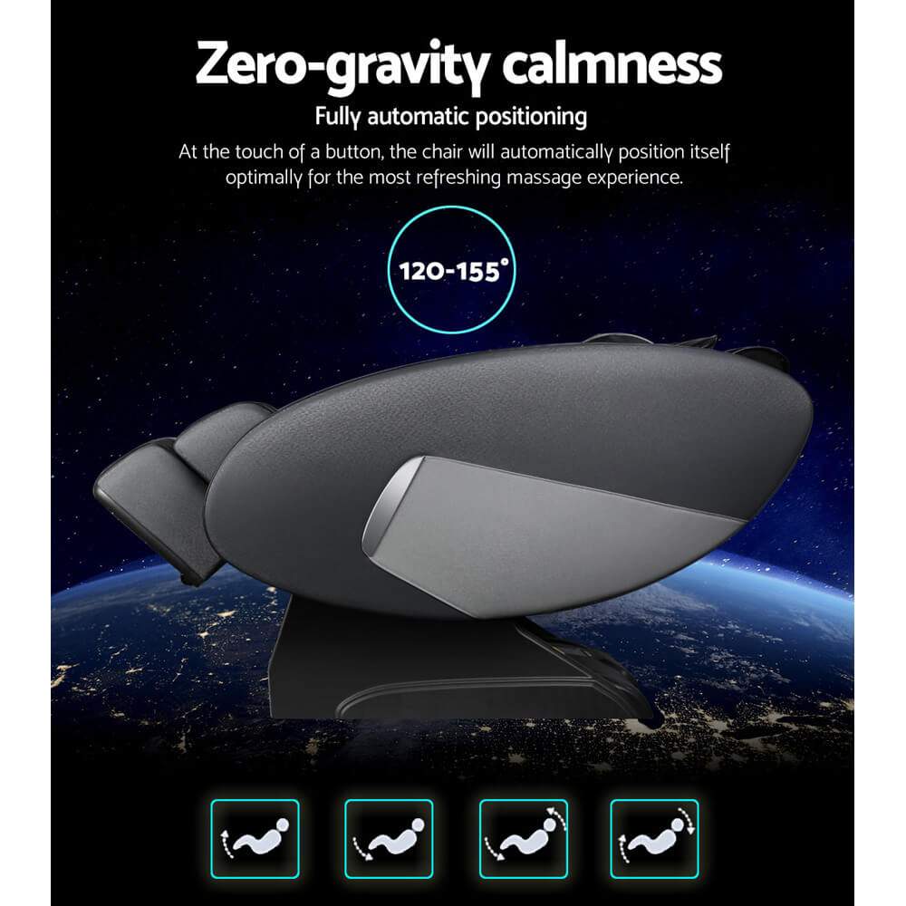 Recliner Shiatsu Zero Gravity Heating Massager Livemor Electric Massage Chair - Full Auto Extension, Leg Adjustment, Advanced Massage Technology