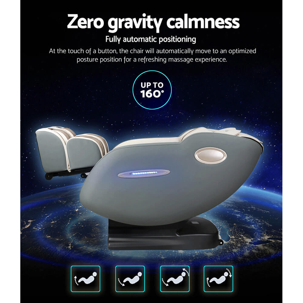 Recliner SL Track Shiatsu Heat Back Massager Livemor Electric Massage Chair Full-Body Automatic Programs, Roller with Deep Tissue Massage, 3-Year Warranty