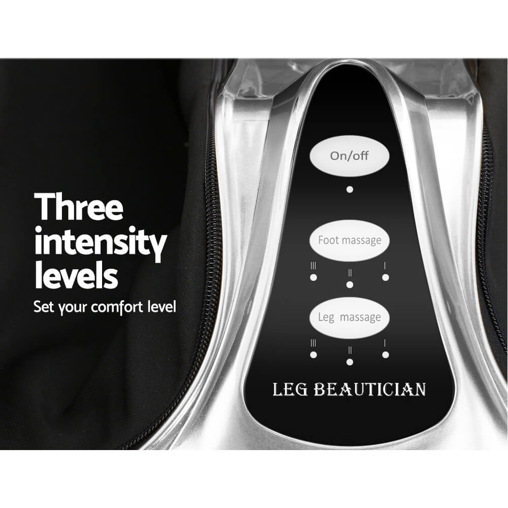 Enhance Circulation & Relaxation Livemor Foot Massager Shiatsu Kneading Rolling, 8 Discs for Feet, 4 Discs for Calves, Adjustable Intensity, Auto Shut-Off