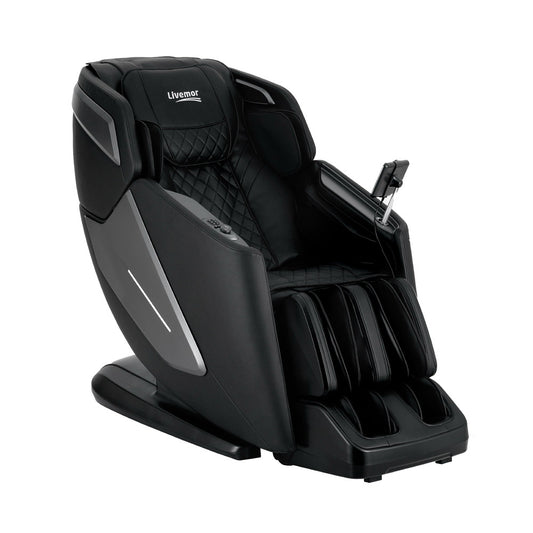 LIVEMOR 4D REILY Massage Chair Electric Recliner Home Massager Black