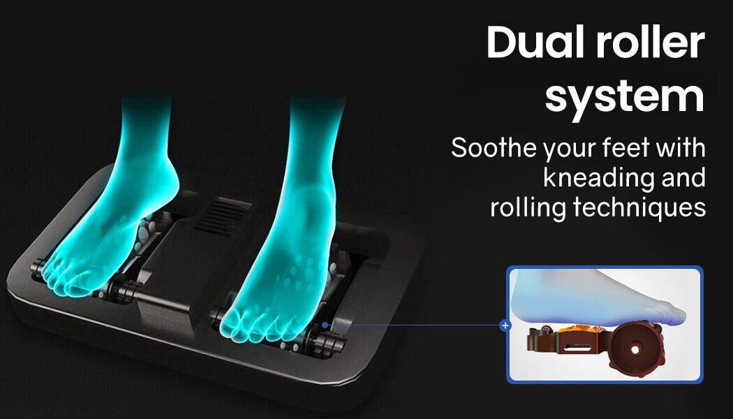 Massage chair Feet Massage Dual Roller System