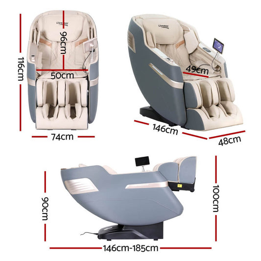 4D SINA Massage Chair Dimensions