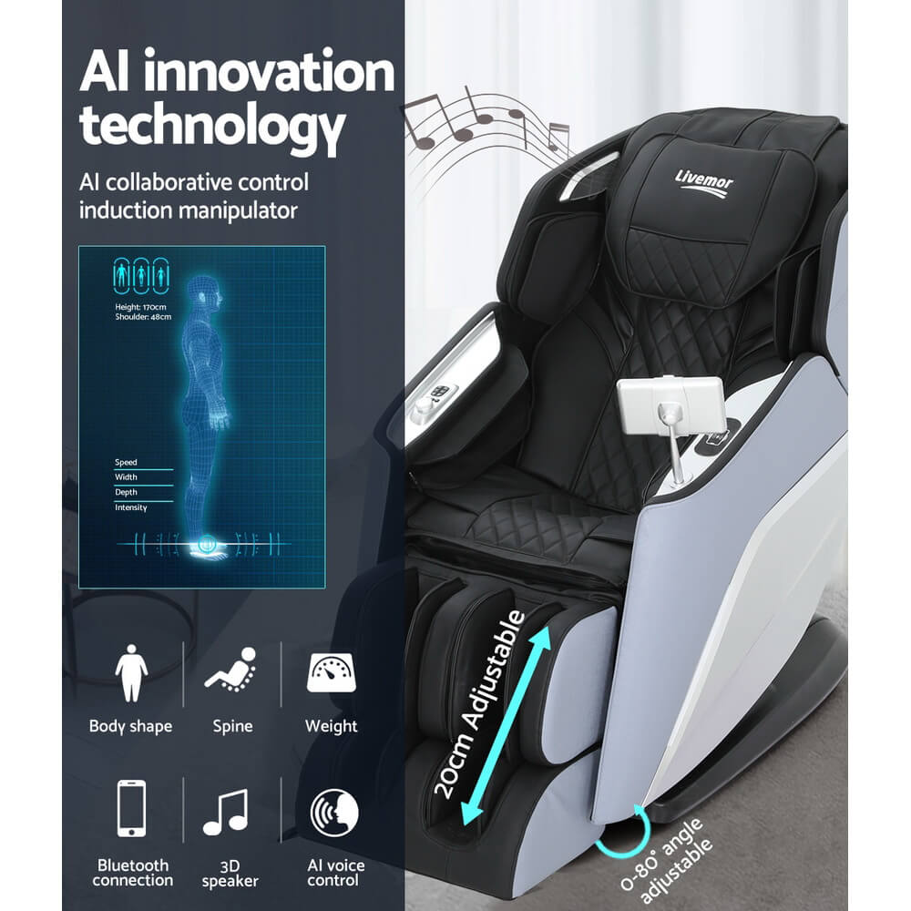 AI Voice Control Massage Chair Full Body