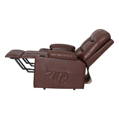 Brown leather recliner ARTISS RECLINER Comfort