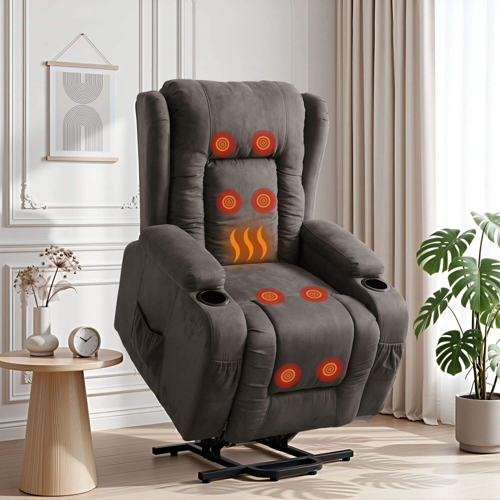 ARTISS RECLINER Comfort Lift with heating indicators