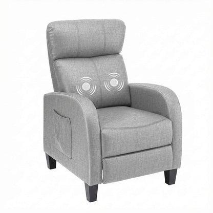 Black ARTISS RECLINER Compact Massage support backrest