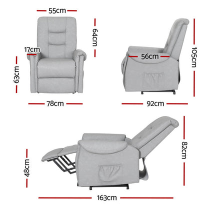ARTISS RECLINER Lift Massager dimensions