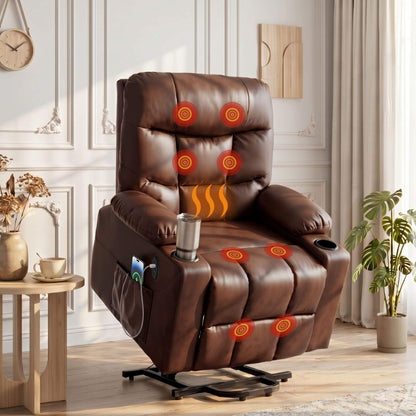 Brown ARTISS massage RECLINER