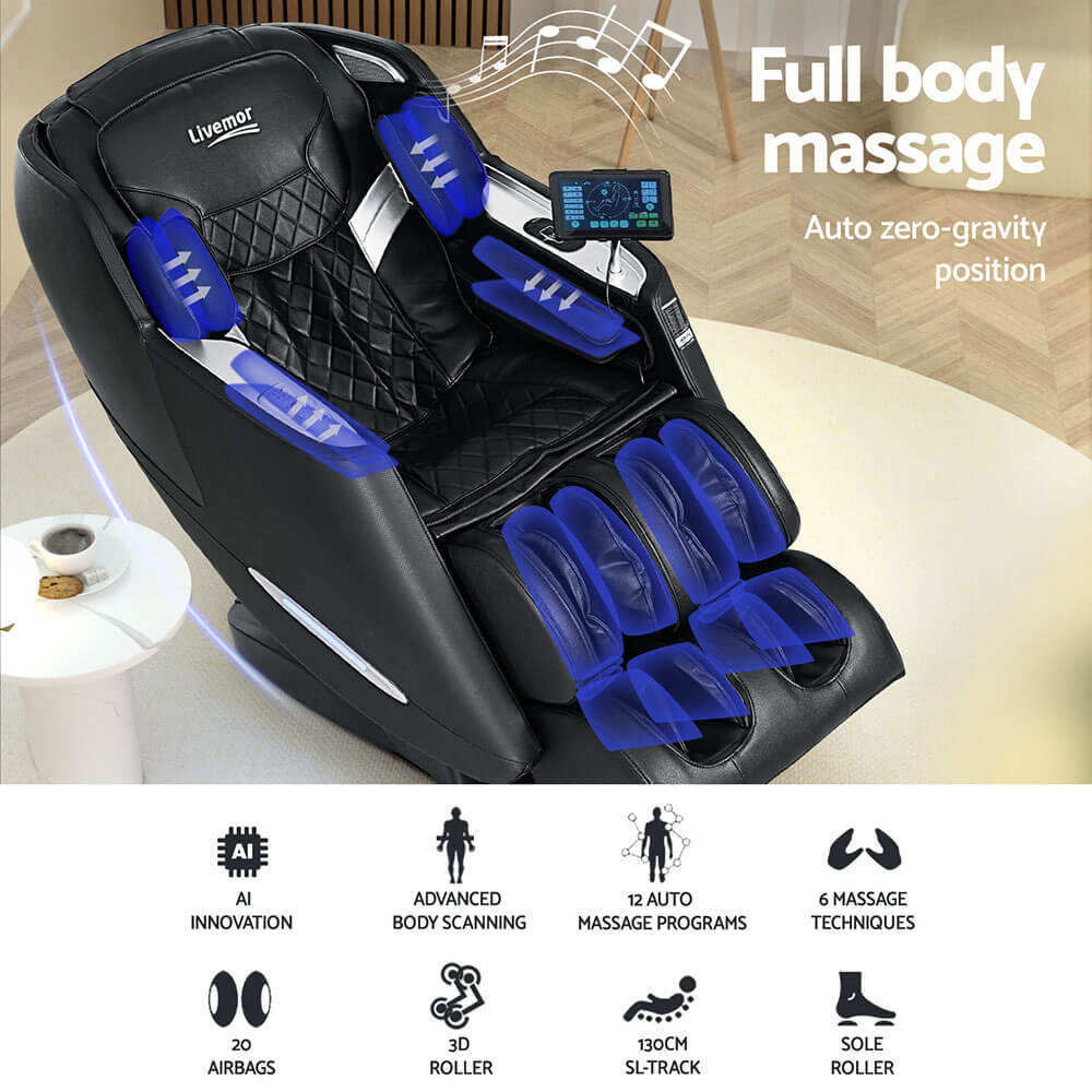 Air bags Massager Heat Therapy Chair Massage