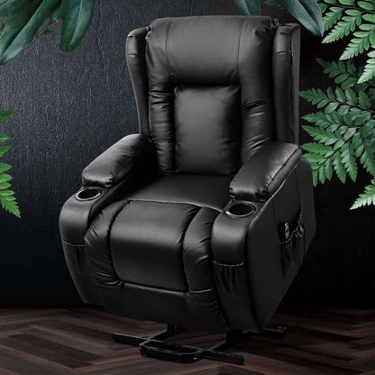 Electric Lift Recliner Chair Enhance Mobility, Relaxation, and Massage Therapy in Style