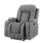 Artiss Recliner Chair Electric Massage Chair Fabric Lounge Sofa Heated Grey