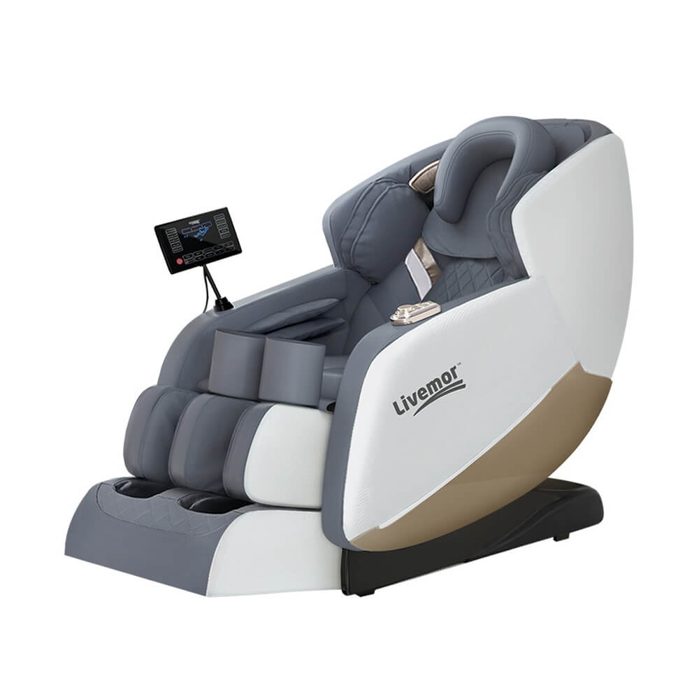 Gray and white BERYL Massage Chair Electric