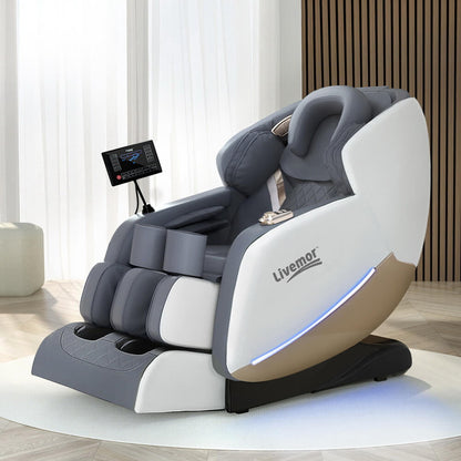 Gray and white BERYL Massage Chair Electric AI