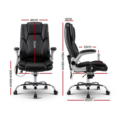 DailyStretch-Artiss-8-Point-Massage-Office-Chair-Side-View-Adjustab