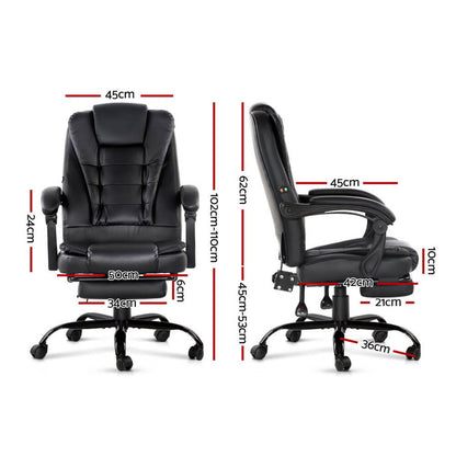 DailyStretch-Artiss-2-Point-Massage-Office-Chair-Side-View-Adjust