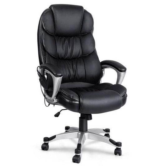 DailyStretch-Artiss-8-Point-Massage-Office-Chair-Front-View-Heated