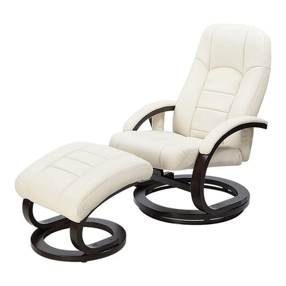 DailyStretch-Deluxe-Massage-Recliner-Footrest-Front-View-Cream