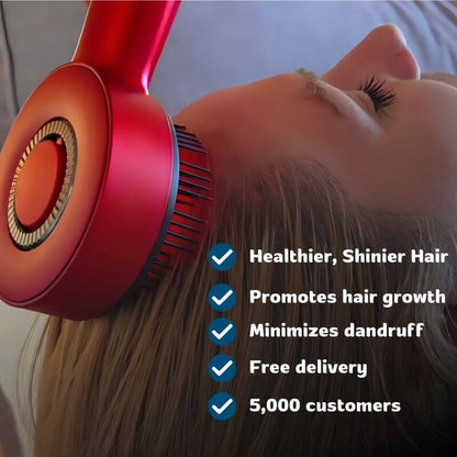 DailyStretch™  Light Therapy Scalp Massager Brush health hair growth