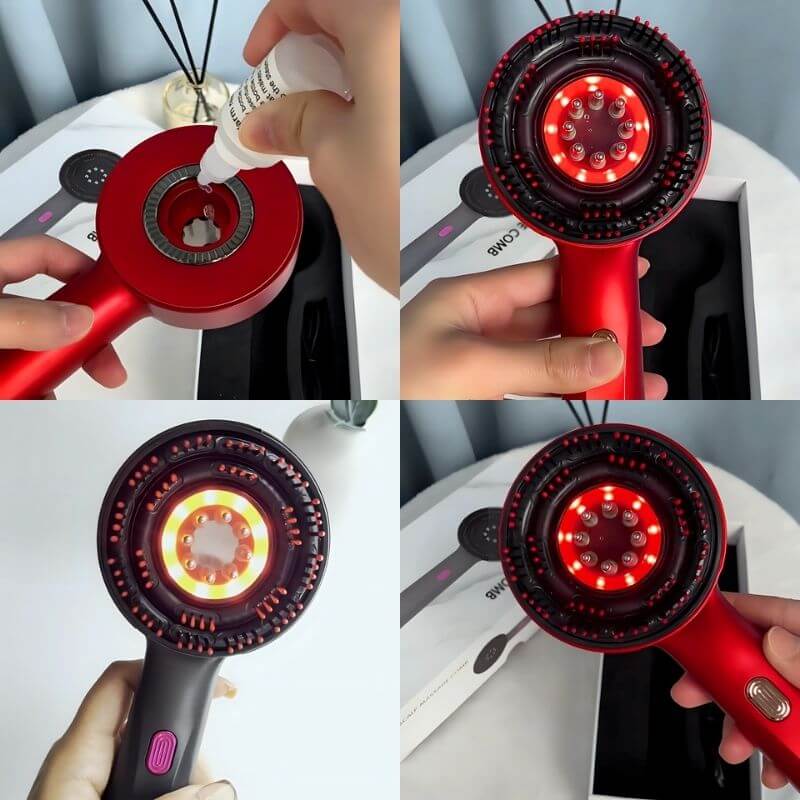 DailyStretch™  Light Therapy Scalp Massager Brush health recovery