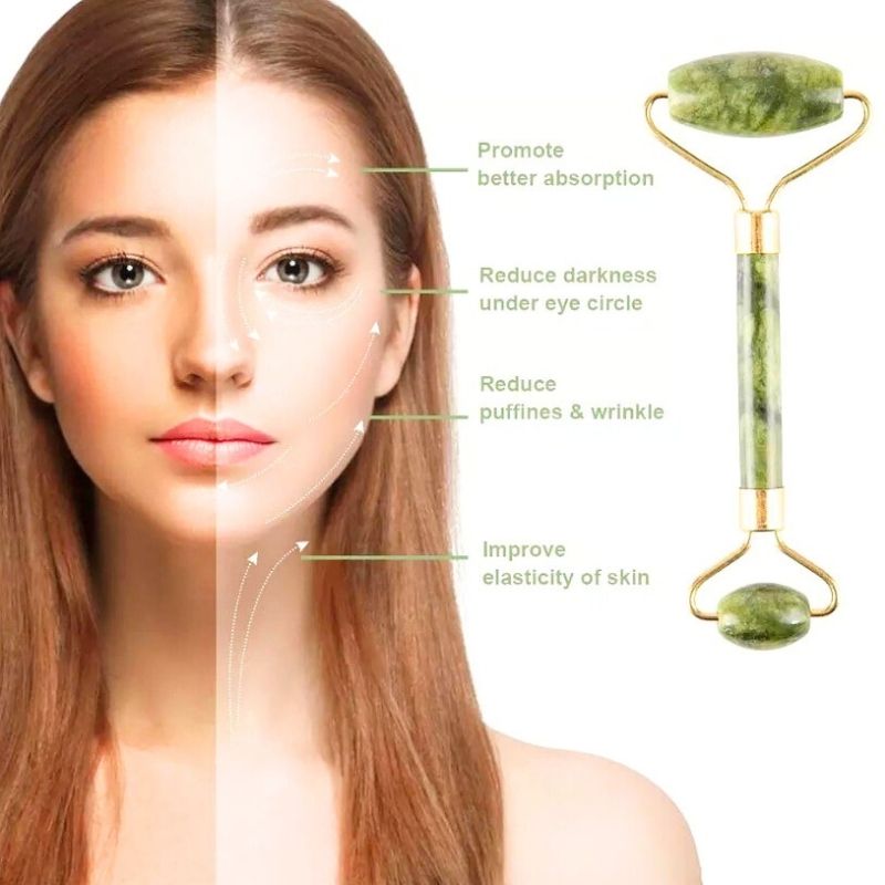 Dual Jade Roller Beauty Tool