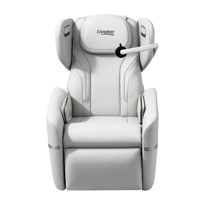 White and gray Electric lIVEMOR Massagebackground