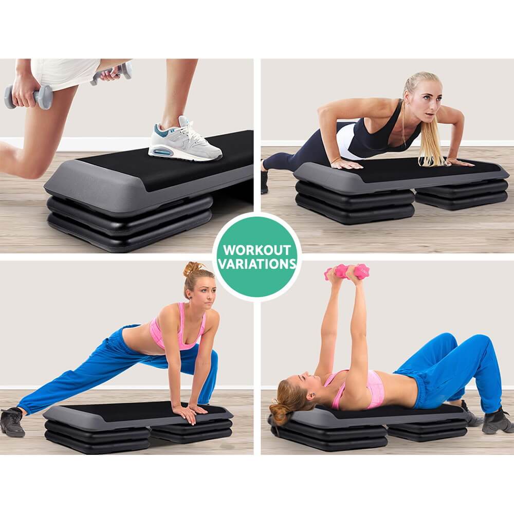 Everfit - 3 Level Adjustable Aerobic Step Bench.