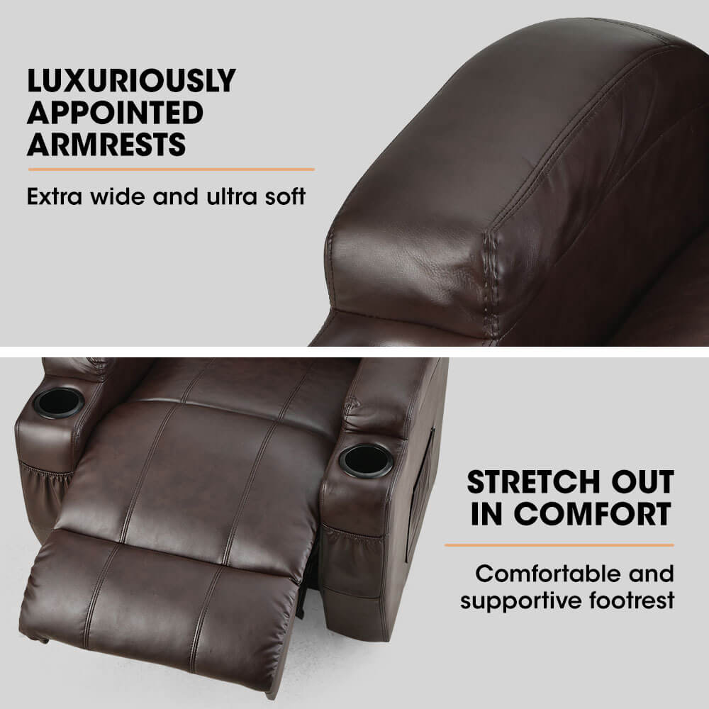 FORTIA Massage Recliners, Stretch Out in Comfort