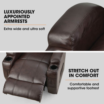 FORTIA Massage Recliners, Stretch Out in Comfort