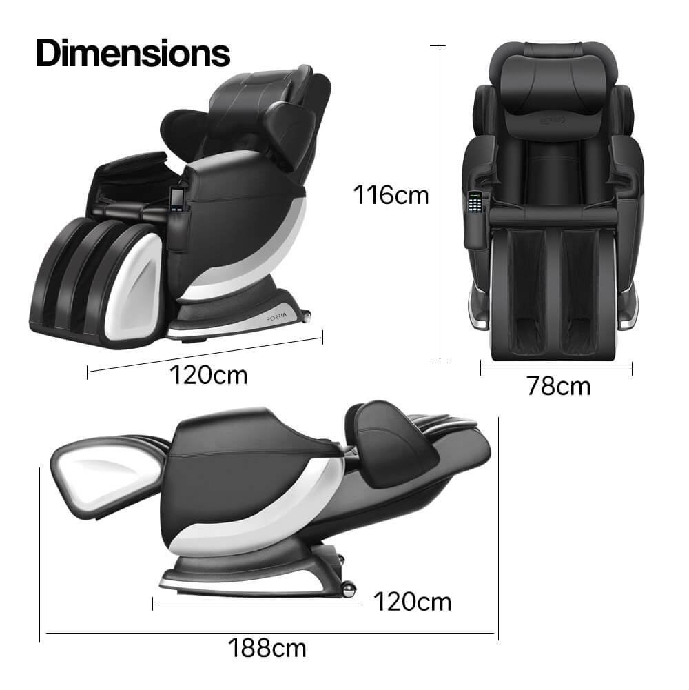 FORTIA Electric Massager Chair Comprehensive massager sizes