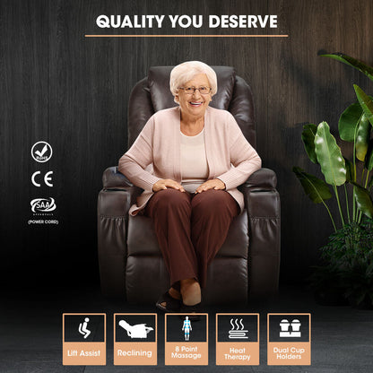 FORTIA Electric Recliner Massage Chair - Lifting mechanism