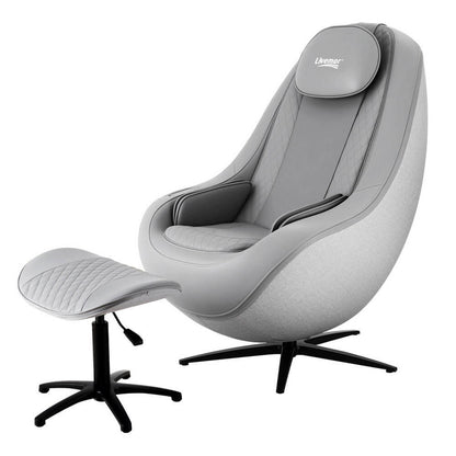 LIVEMOR 3D ROLI Massage Chair with ottoman on a white background