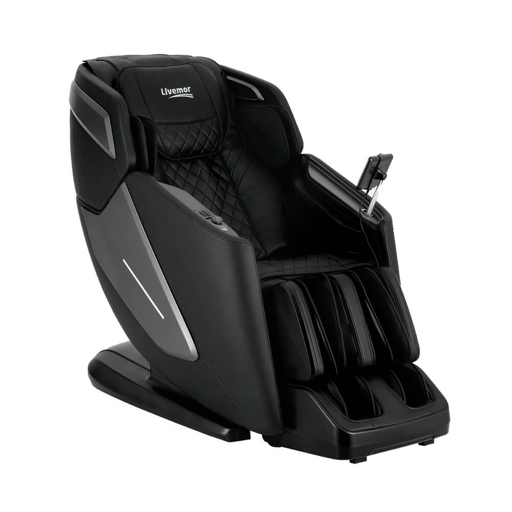 Black LIVEMOR 4D REILY Massage Chair Electr