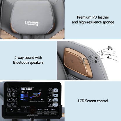 LIVEMOR 4D ROWA Massage Chair Music