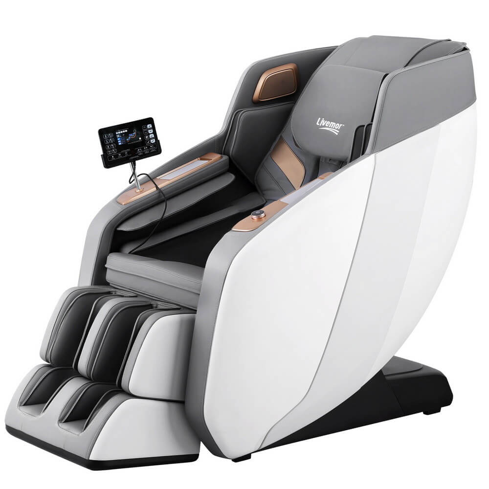 LIVEMOR 4D ROWA Massage Chair  Zero-Gravity with control panel