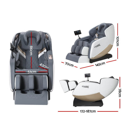 LIVEMOR BERYL Massage Chair Electri with dimensions 