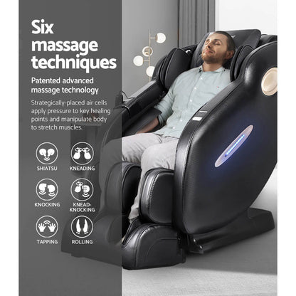 SL Track Full Body Air Bags Shiatsu Massaging Massager Livemor Electric Massage Chair Sophisticated SL-track Design, Adjustable Strength and Speed, 3D Bluetooth Speakers