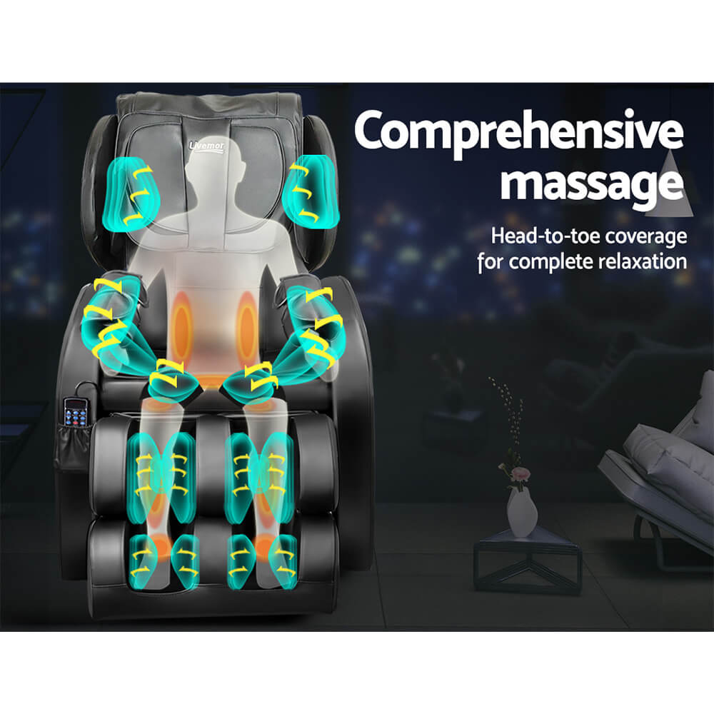 Electric Massage Chair Comprehensive Sofa with Advanced Massage Technology Black, Zero Gravity
