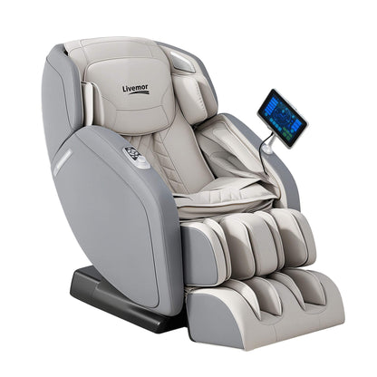 Gray Livemor 4D Massage Chair Electric Recl