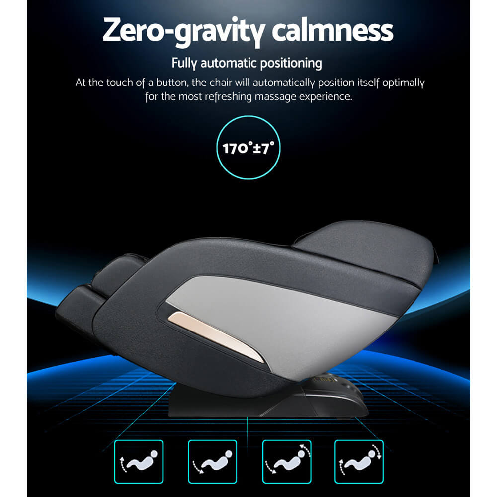 Zero Gravity Recliner Shiatsu Heating Massager Livemor Electric Massage Chair Heated Massage in Waist Area, Space-Saving Design, Advanced Remote Control