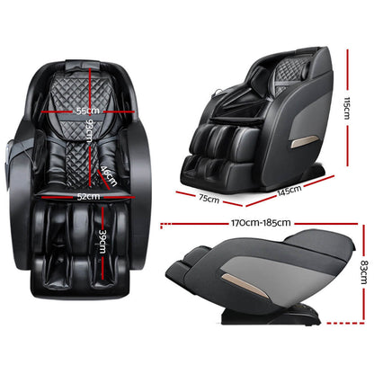 Zero Gravity Recliner Shiatsu Heating Massager Livemor Electric Massage Chair Automatic Zero Gravity, Targeted Modes, Heated Massage, Space-Saving Design