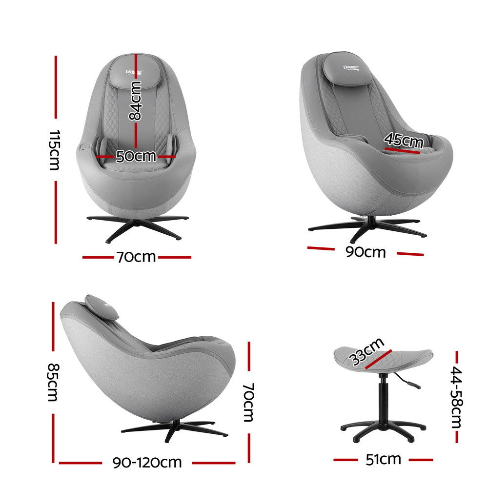 LIVEMOR 3D ROLI Massage Chair Electric Recliner Home Massager