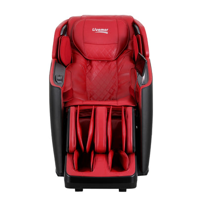 LIVEMOR 4D ALORA Massage Chair Electric Recliner Home Red