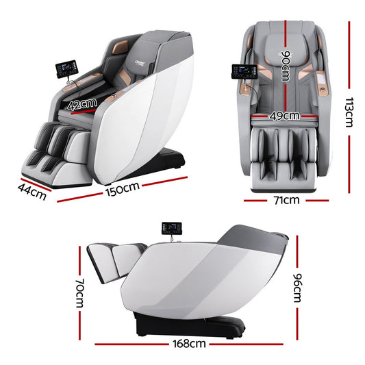 LIVEMOR 4D ROWA Massage Chair | Zero-Gravity, Heat Relief