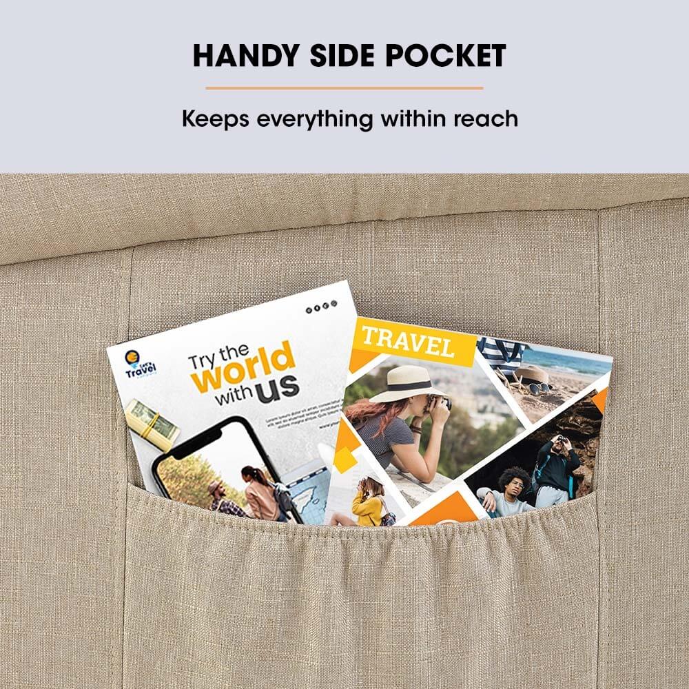 Massage Chair with Handy Side Pocket