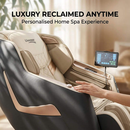 LIVEMOR 3D OPAL Electric Massage Chair Recliner Shiatsu Home Spa