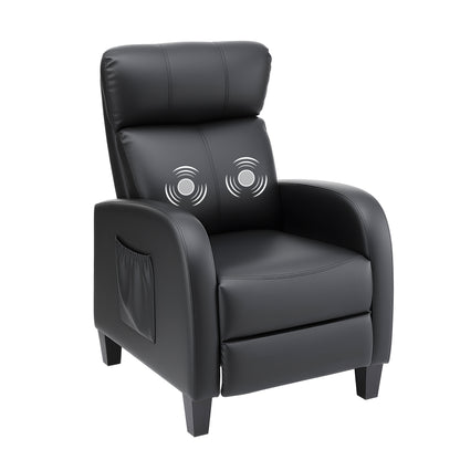ARTISS RECLINER CompactLounge Massage Chair – Black PU