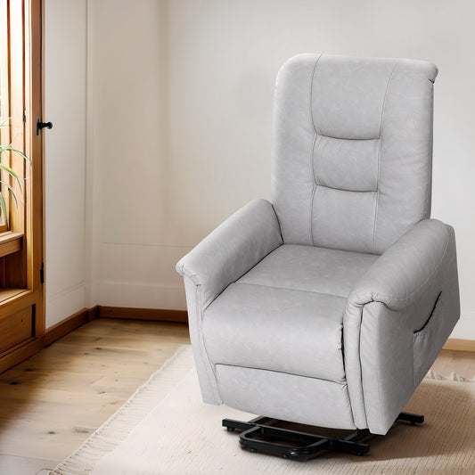 ARTISS RECLINER SupportLift Massage Chair – Grey PU